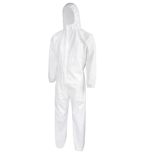 Equipo de protección individual sanitario unisex - SPFH002 - Soundpond International - desechable / blanca
