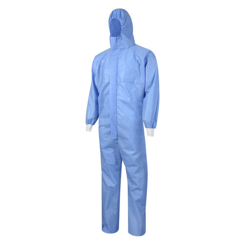 Bata desechable para paciente unisex - SPFH030 - Soundpond International - desechable / azul