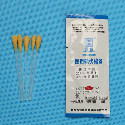 Hisopo estándar - 601 - Xinxiang Qiangsheng Medical Equipment - de plástico / de algodón / estéril