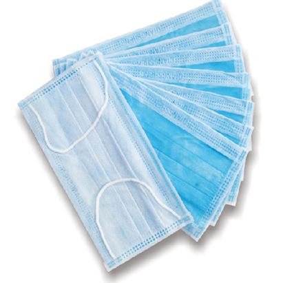 Mascarilla quirúrgica para adulto - 596 - Xinxiang Qiangsheng Medical Equipment - azul / desechable / de tejido no tejido