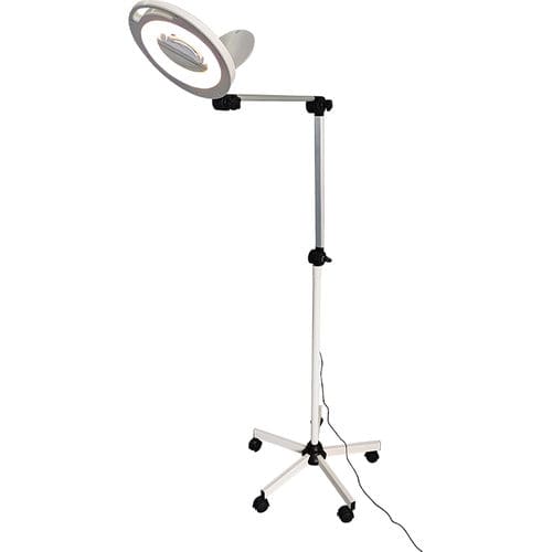 Lámpara para exploración led - KS-1088U - Shantou Easywell Electronic Technologies - con ruedas / con lupa / con altura regulable