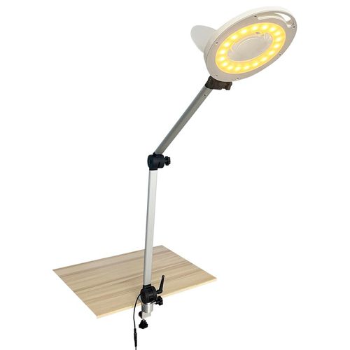 Lámpara para exploración led - KS-1088 - Shantou Easywell Electronic Technologies - de mesa / a presión / con lupa