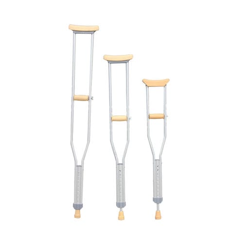 Muleta axilar - KR925L - Zhenjiang Kangrui Rehabilitation Equipment Co., Ltd. - para adultos / de altura regulable