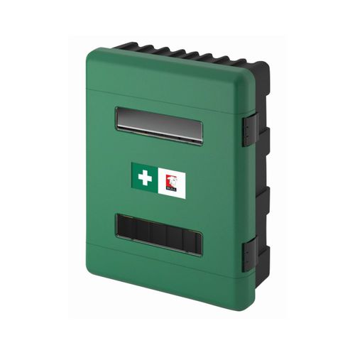 Armario de primeros auxilios - CABT02PG - Bull Products - de pared / verde / con 1 puerta