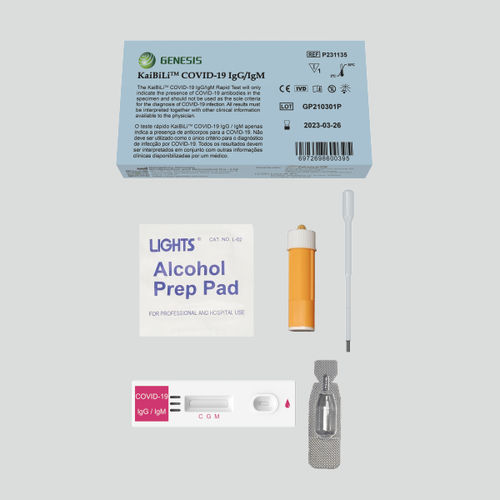 Prueba rápida para COVID-19 - KaiBiLi™ - Hangzhou GENESIS Biodetection and Biocontrol CO., LTD - de IgG / de IgM / de coronavirus