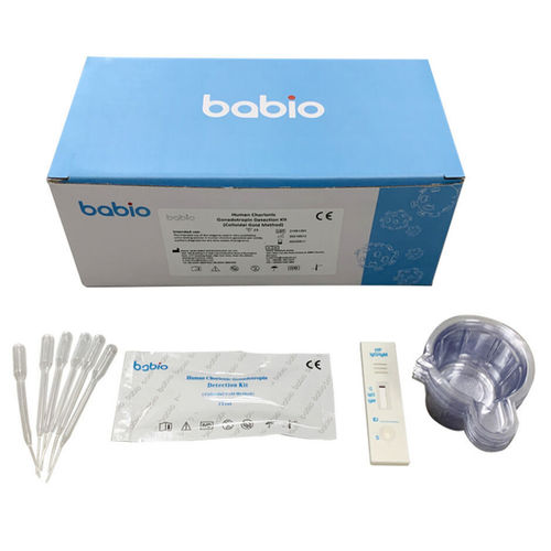 Kit de prueba de embarazo - Jinan Babio Biotech - para anticuerpos / de hCG / inmunocromatográfico