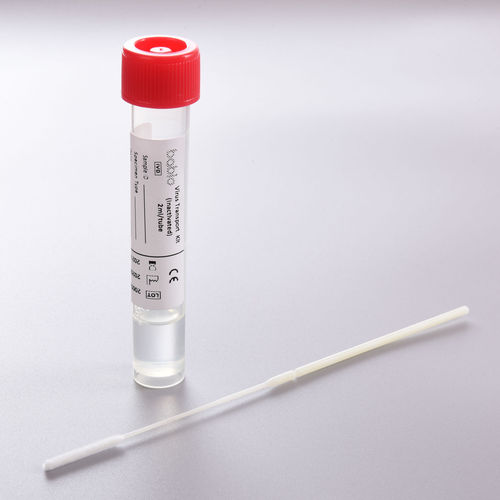 Hisopo de microbiología - Jinan Babio Biotech - para virus / para bacterias / con medio de transporte