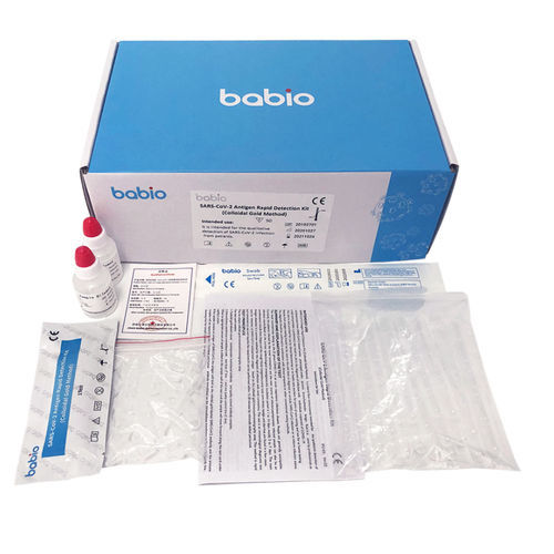 Kit de prueba para COVID-19 - Jinan Babio Biotech - para antígenos / SARS-COV-2 / de inmunoanálisis