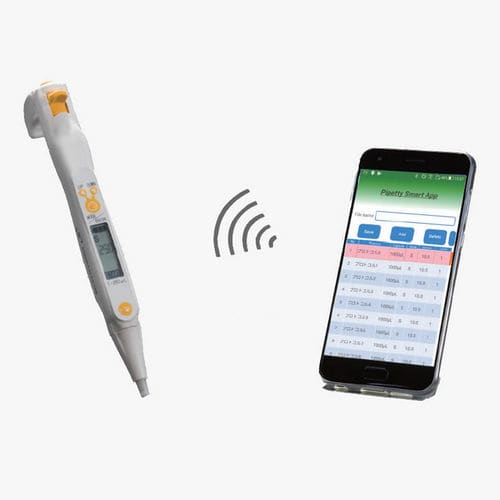 Micropipeta electrónica - pipetty Smart - Icomes Lab - de volumen regulable