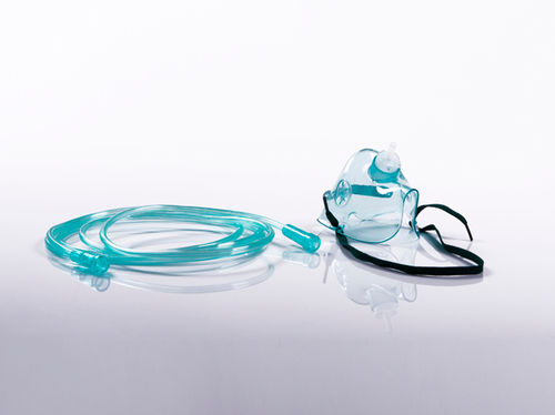 Máscara de oxígeno no invasiva - OM01XL - Sunrise Medical Technology - de PVC / transparente / ajustable