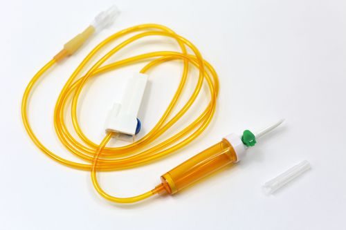 Set de perfusión quimioterapia - IV04 DF/150R - Sunrise Medical Technology - policloruro de vinilo / con cámara de goteo / con conector en Y