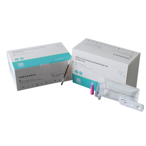 Kit de prueba para COVID-19 - Hangzhou Immuno Biotech Co., Ltd - de anticuerpos neutralizantes / de coronavirus / de sangre total