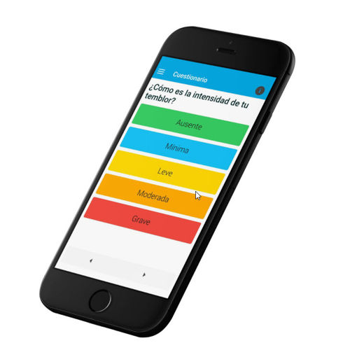 Aplicación web de gestión - i4park® - I4life - de diseño / médica / de la enfermedad de Parkinson
