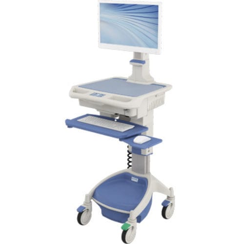 Estación de trabajo informática médica - AccessPoint™ Single - Touchpoint Medical - sin ventilador / móvil
