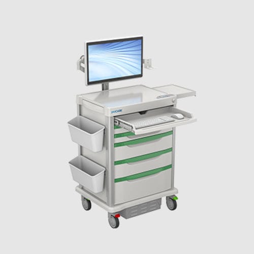 Carro informático médico - Touchpoint Medical - accesorios / móvil / modular