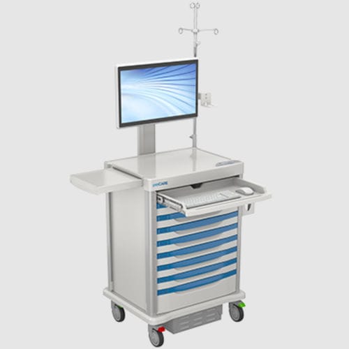 Carro informático médico - proCARE™ Intelligent - Touchpoint Medical - accesorios / móvil / con cajón