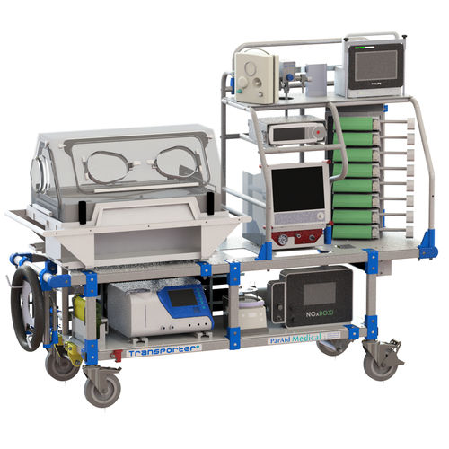 Incubadora neonatal para transporte - PARAID - con ruedas / con monitor