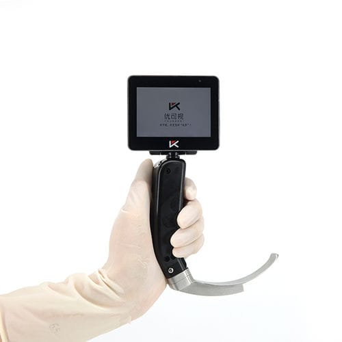 Videolaringoscopio pediátrico - Jiangsu Mole Electronic Technology - con monitor de vídeo integrado / con hoja