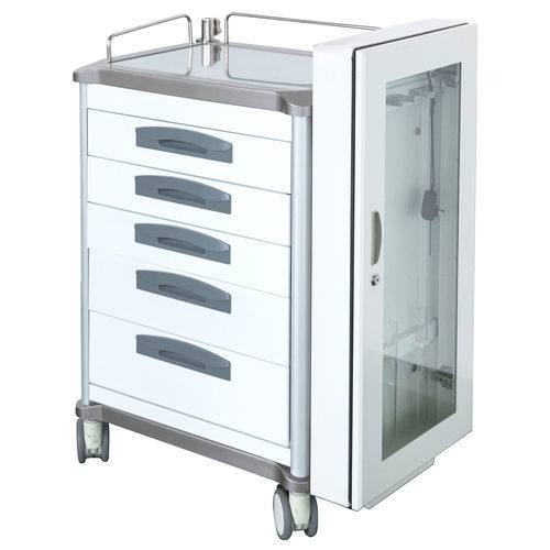 Carro médico - YKS-001 - Jiangsu Mole Electronic Technology - para endoscopio / multifunción / de acero inoxidable