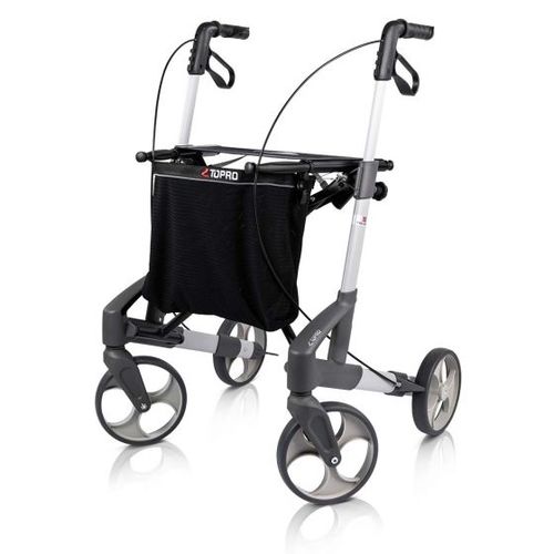 Andador con ruedas con 4 ruedas - Troja Original - TOPRO - con asiento / con canasta / plegable