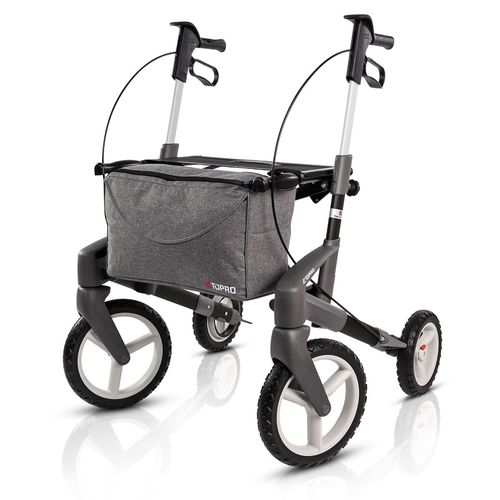 Andador con ruedas con 4 ruedas - Olympos ATR - TOPRO - con canasta / de altura regulable / plegable