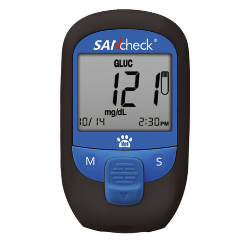 Glucómetro automático - SANcheck SweePaw - Shennona - electroquímico / para gatos / para perros