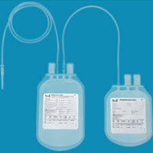 Bolsa de sangre doble - B2CA series - B L Lifesciences - de PVC