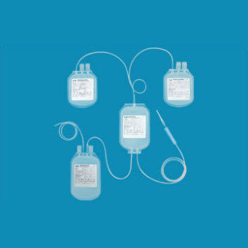 Bolsa de sangre cuádruple - B4C - B L Lifesciences - de PVC