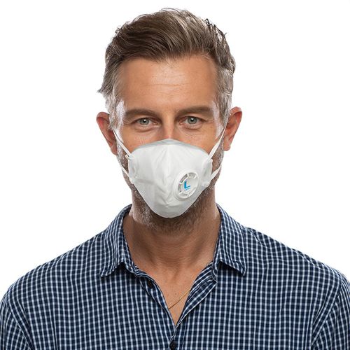 Mascarilla FFP2 - LM99 - Lifa Air - sin látex / sin fibra de vidrio / con válvula de espiración