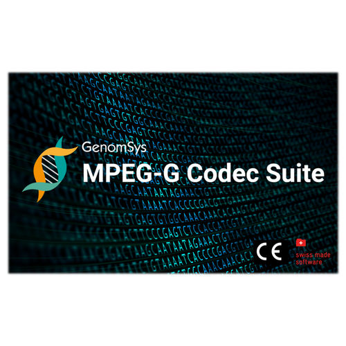 Software para la genómica - GenomSys MPEG-G Codec Suite - GenomSys - para secuenciación / para secuenciación NGS / para secuenciación de ADN