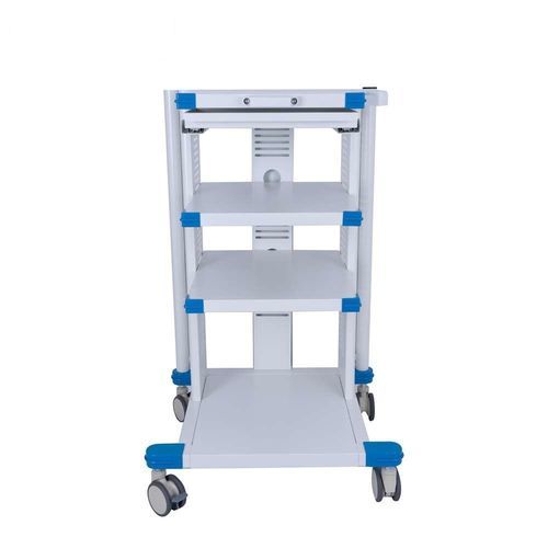 Carro médico - QingDao Wealthy automation equipment co., Ltd - endoscópico / multifunción / de aluminio