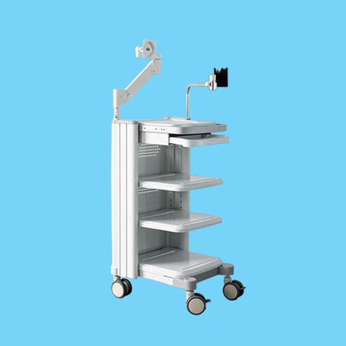 Carro para endoscopia - QingDao Wealthy automation equipment co., Ltd - móvil