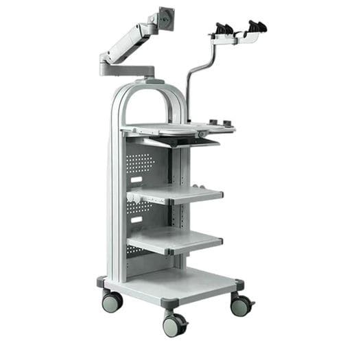 Carro médico - Olympus - QingDao Wealthy automation equipment co., Ltd - para endoscopia / para humanos / de altura variable