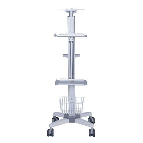 Carro médico - QingDao Wealthy automation equipment co., Ltd - para monitor / para transporte / de aluminio