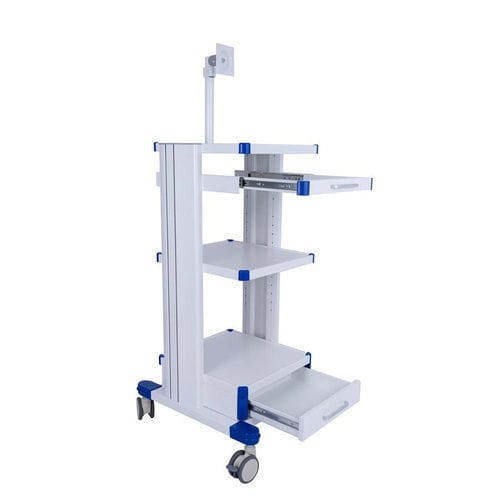 Carro médico - QingDao Wealthy automation equipment co., Ltd - para aparato / para endoscopio / móvil