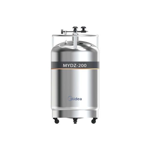 Contenedor para transporte - MYDZ-50 - Midea Biomedical Co.ltd - de acero inoxidable / de nitrógeno líquido / doble