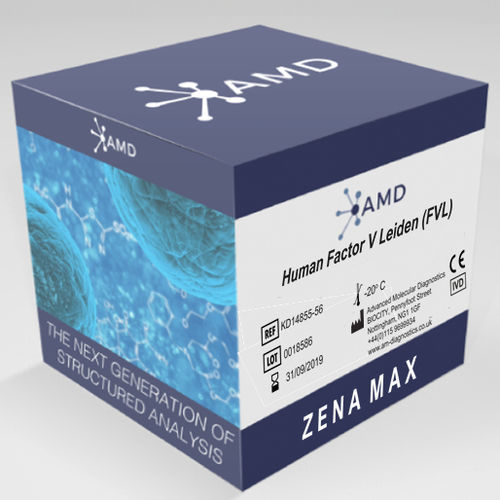 Kit de prueba de trombofilia - Zena Max - Advanced Molecular Diagnostics Ltd. - glutamina / de genes / SNP