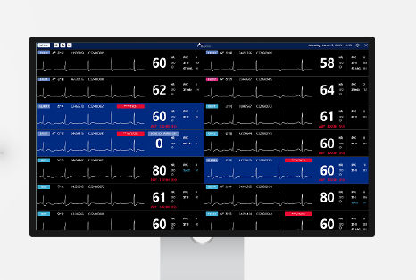 Monitor de paciente parche - ATP-T70 - ATsens Co., Ltd. - ponible / ECG / clínico