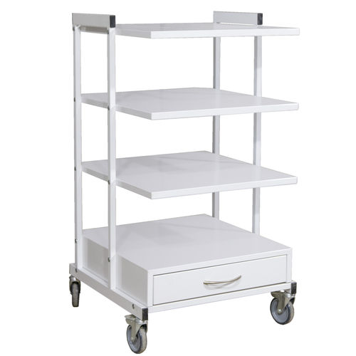 Carro de laboratorio - VP-1 - Zapovit - para aparato / 1 cajón / móvil