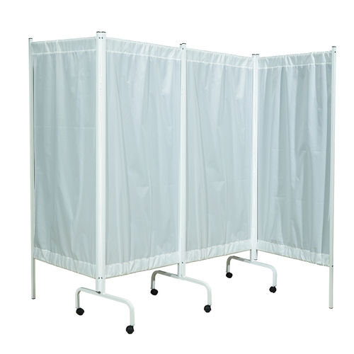 Biombo médico plegable - SHP-4 - Zapovit - con ruedas / 4 paneles