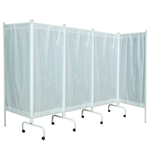 Biombo médico plegable - SHP-5 - Zapovit - con ruedas / 5 paneles