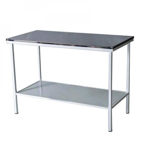 Mesa de laboratorio - SPU - Zapovit - rectangular / de acero inoxidable / plegable