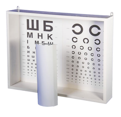 Tabla optométrica retroiluminada - AR-1M - Zapovit