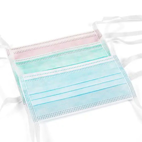 Mascarilla quirúrgica EN14683 - 15704F - Zhejiang Lanhine Medical Products - para adulto / caja de 50 / azul