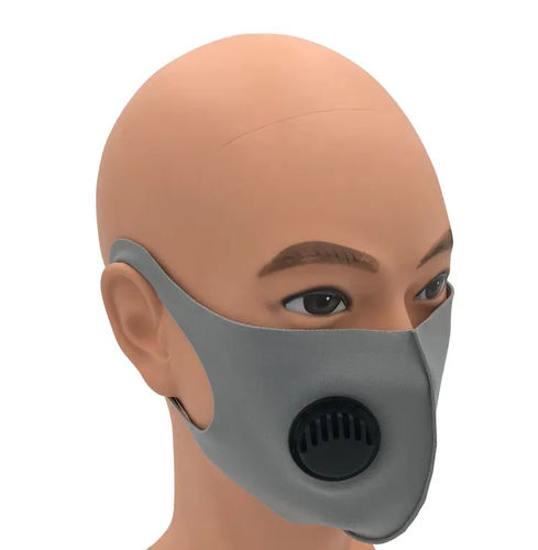 Mascarilla de protección de poliéster - Zhejiang Lanhine Medical Products - con válvula de espiración / semimáscara / para adulto