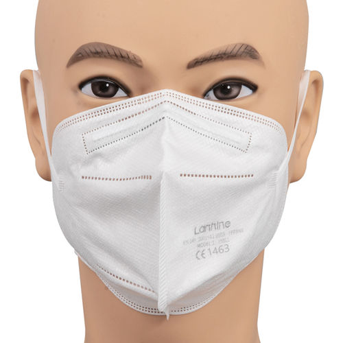 Mascarilla de protección FFP3 - LH-3 15802 - Zhejiang Lanhine Medical Products - de tejido / sin válvula / tipo copa