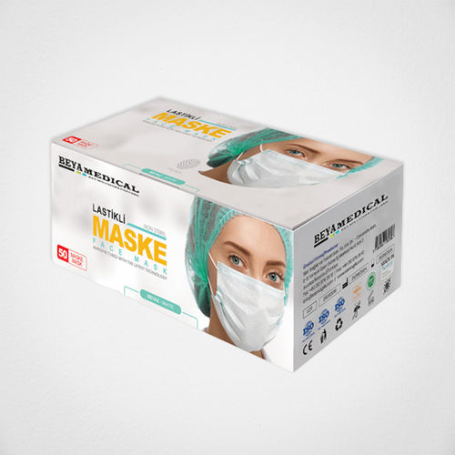 Mascarilla quirúrgica de polipropileno - BEYA Medical - sin fibra de vidrio / para adulto / caja de 50