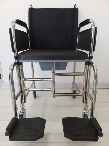 Silla de ruedas manual - ML-0525-002 - Beyazgrup Sağlık Ürünleri İmalat San.Ve - de interior / con orinal / plegable