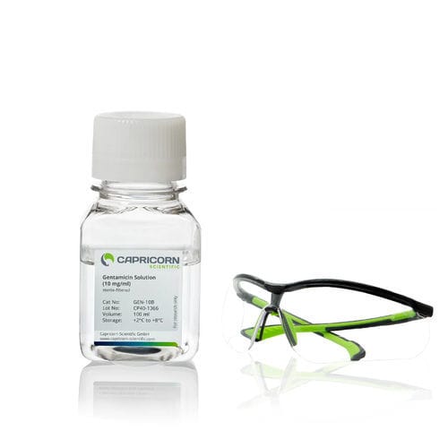 Reactivo en solución - GEN-10B - Capricorn Scientific GmbH - gentamicina / para cultivos celulares / para bacterias