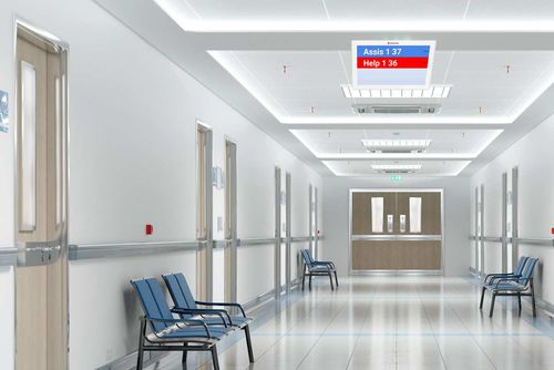 Sistema de llamada a enfermero de cama - InfoTab - Caretronic Ltd - de zona / para centro sanitario